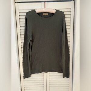 Falconeri Olive Green Long Sleeve Tee